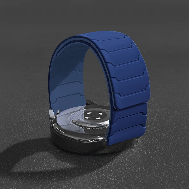 Silicone Magnetic Sports Watch Strap - 18mm, 20mm, 22mm