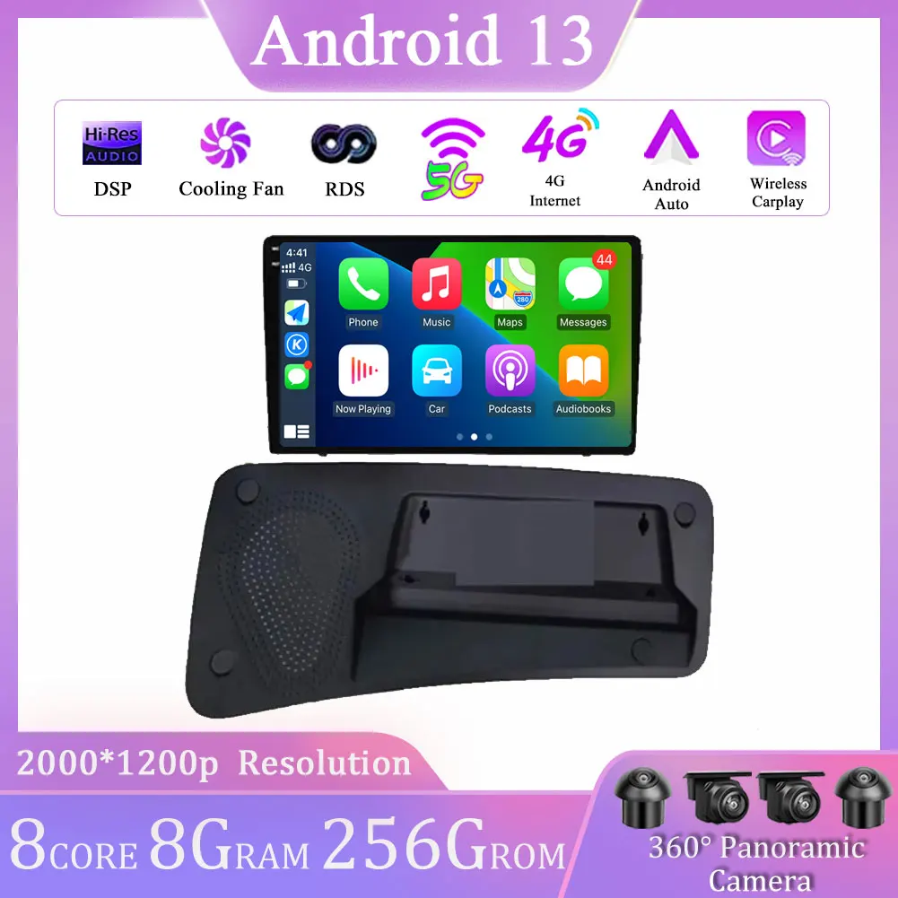 

GPS Android 13 For VOLVO S80 S80L 2006 - 2010 Autoradio Multimedia Navigation Stereo QLED car monitor Screen WIFI BT