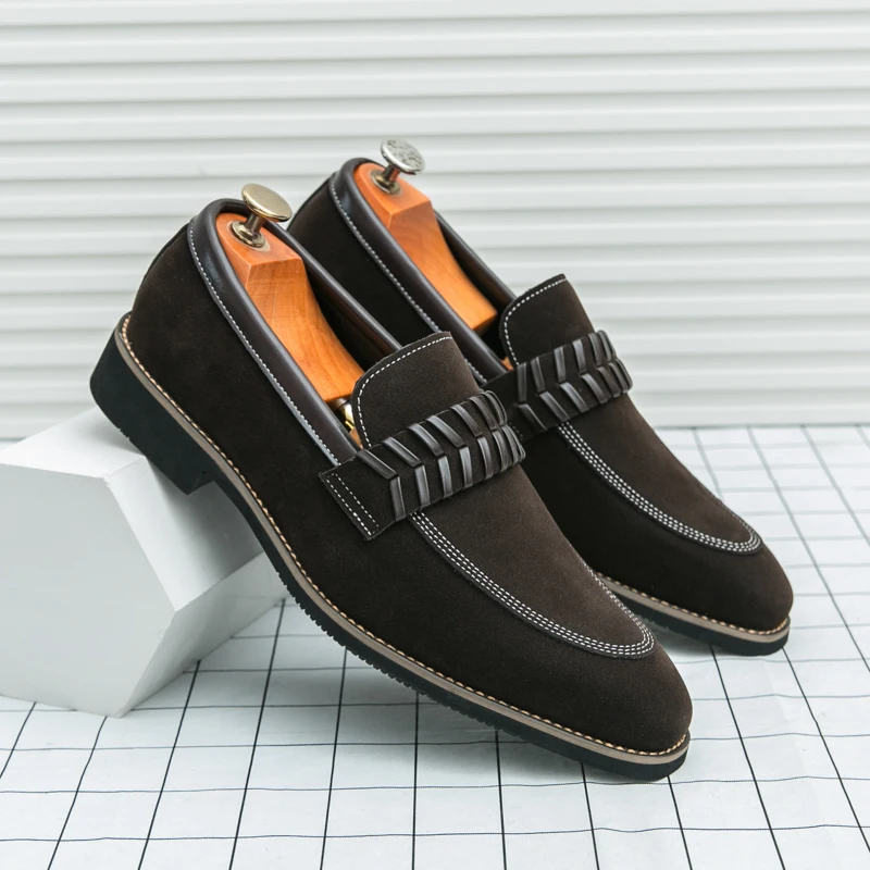 Leather Shoes For Man Genuine Leather Big Size High Quality Designer Formal Shoes Casual Fashion Business Oxford