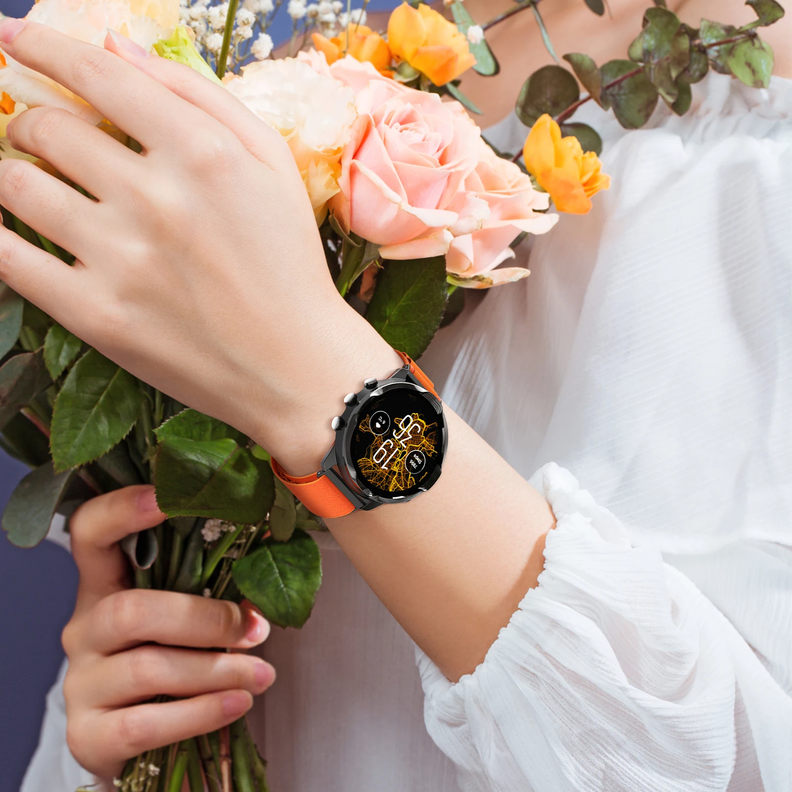 24mm Alpine Nylon Loop Strap Wristband For SUUNTO7/9/9baro/Spartan Sport/D5 Easy Fit Watch Band Replaceable Bracelet Belt