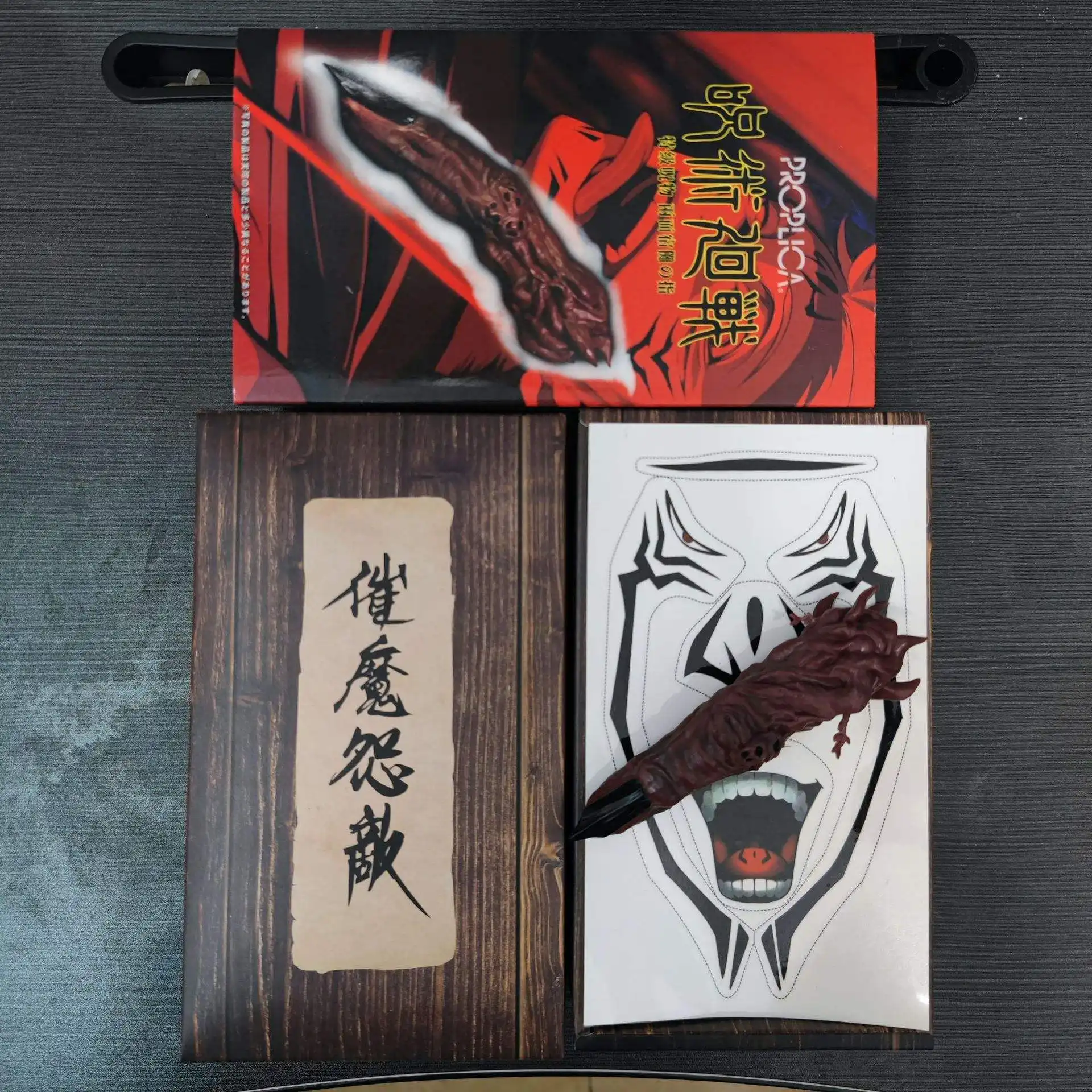 Zhongkaihua: Figura Anime Ryomen Sukuna (10-12cm) + Dito Prop, Statua PVC Collezione Per Desktop