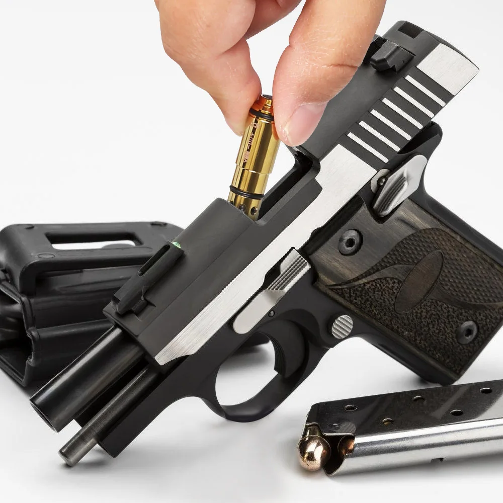 Tactical Laser Training Cartridge Bullet 9mm/ .38SPL/ .380ACP/ .40S&W/ 223Rem/ 45ACP Red Dot Laser Dry Fire Training Practice