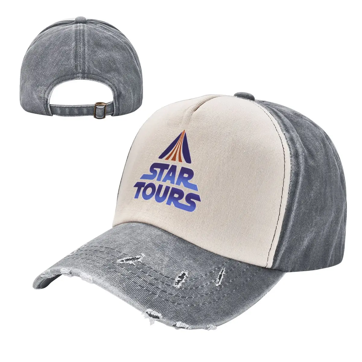 STAR TOURS Monitor/screen logo Cowboy Hat Hat Man For The Sun Rave Hip Hop Women Caps Men's