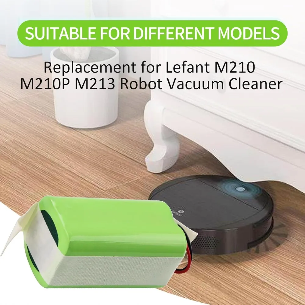 Batterie 3500 MAh 14.4V Pour Robot Aspirateur Lefant - Compatible M201, M210, M301, M501A, Etc.