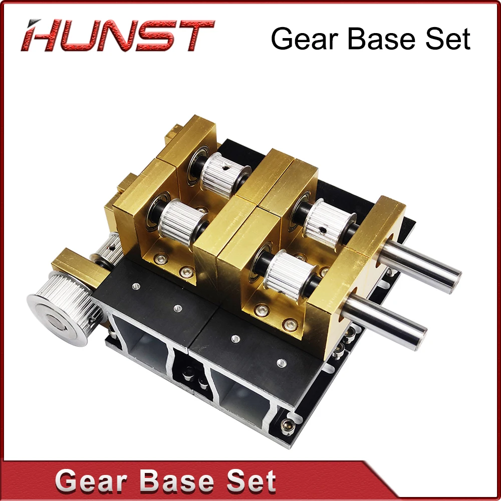 

Hunst Gear Base Set Machine Mechanical Parts Guide Rail Set for Co2 Laser Engraving Cutting Machine