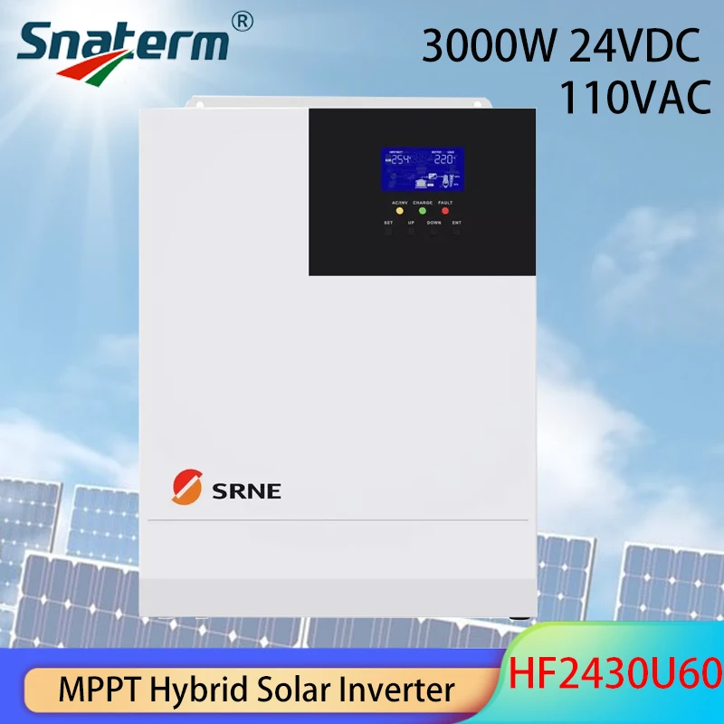 3000va 3000 ワットソーラーインバーター 24V 230VAC 50Hz/60Hz