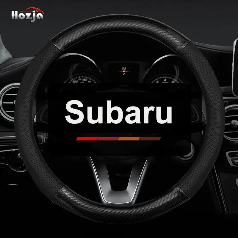 

Sport Car Steering Wheel Covers Leather For Subaru XV Crosstrek 2013 2014 2015 2016 2017 2018 2019 2020 2021 2022 2023 2024