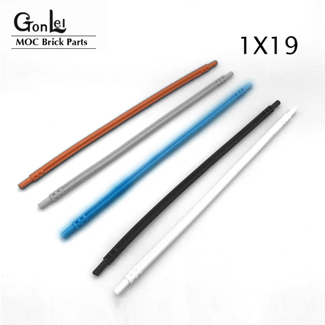 10Pcs/lot High-Tech AXLES 32235 Hose Soft Axle 19 MOC Building Blocks Parts Compatible with Axle 32235 Bricks Particles Toys 2