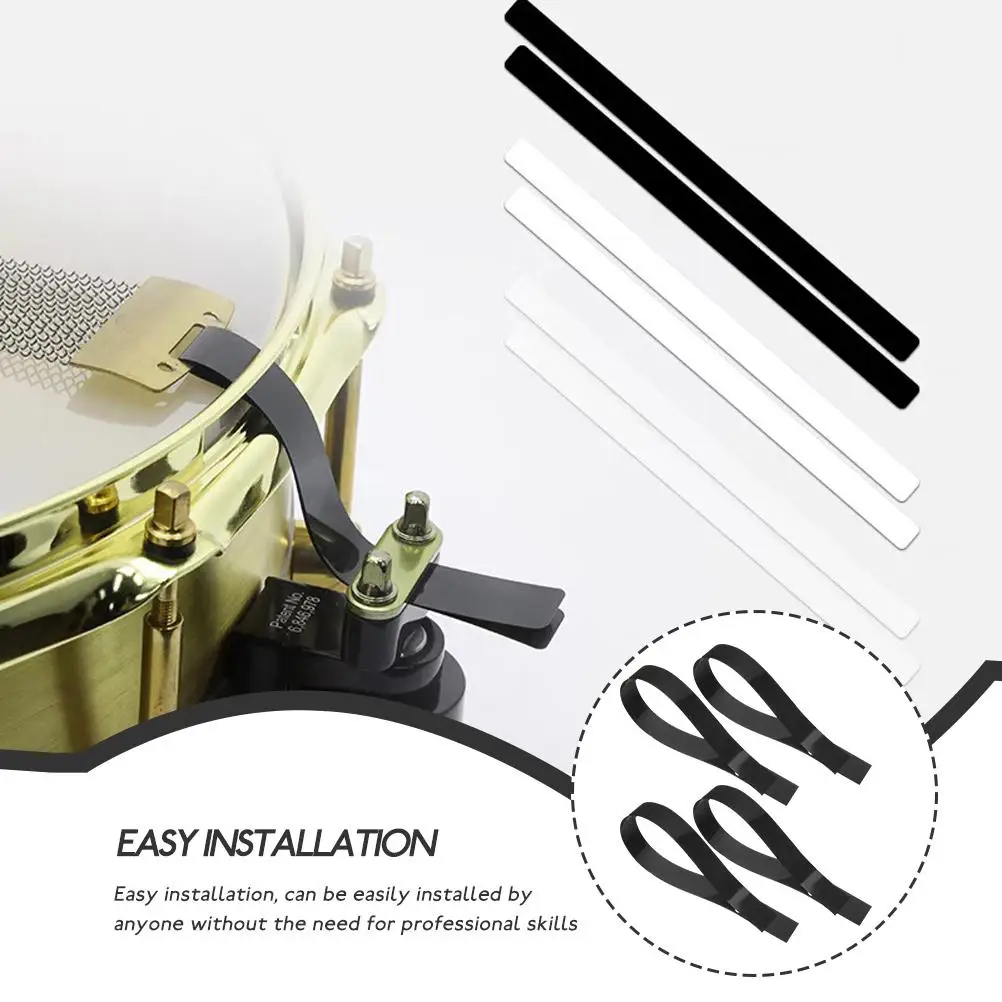 4 Pcs Drum Sand Straps Snare Wires Replacement Zip Ties Percussion Instrument Parts The Pet Spring Man Belt