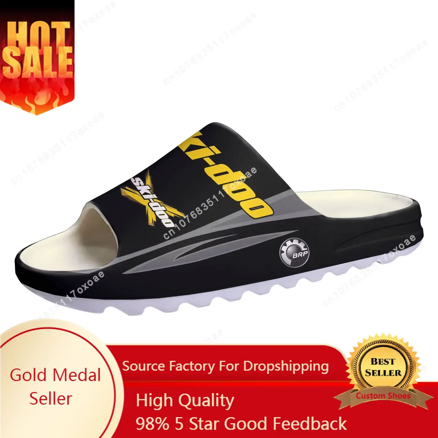 Ski-doo Shoes Soft Sole Sllipers Home Clogs Step On Water Shoes Mens Womens Teenager Customized Sandals