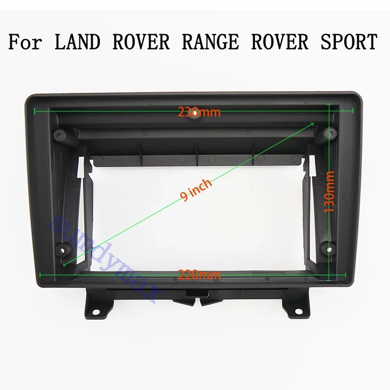 

Автомобильный радиоприемник, рама для Land Rover Range Rover Sport 2005-2009, Facia, GPS-навигация, комплект приборной панели, адаптер