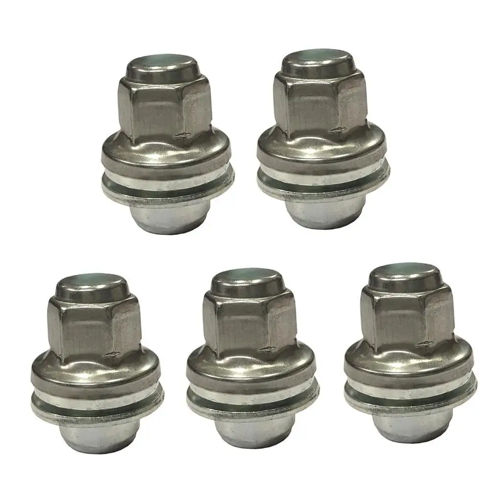 5 pc Factory Style Lug Nut , 5 Pack Chrome for Resistance Chemical Corrosion And Heatresistance