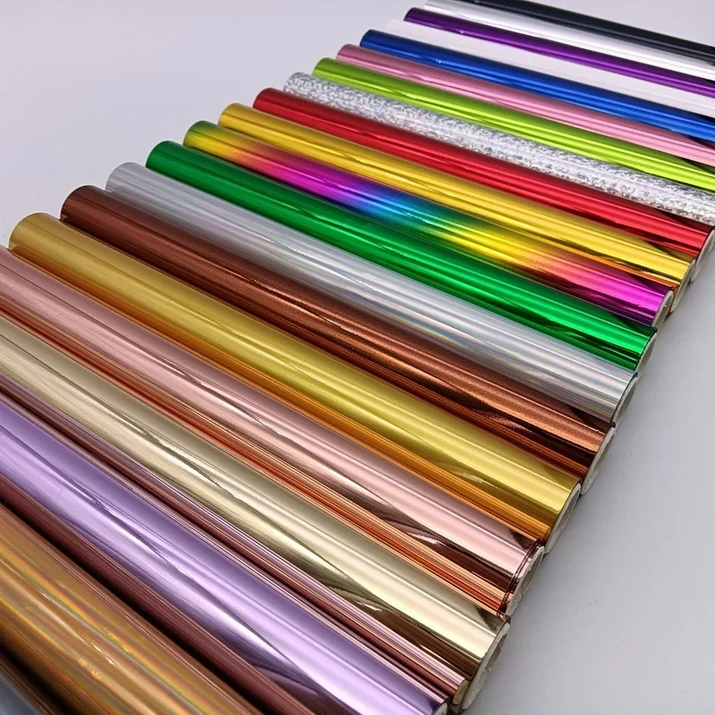 Craft Foil 20Colors Stamping Toner Film Laser Toner Reactive Foil Roll for Laser Printer Transfer Gold Foil Hand Account 19cmX5m DIY