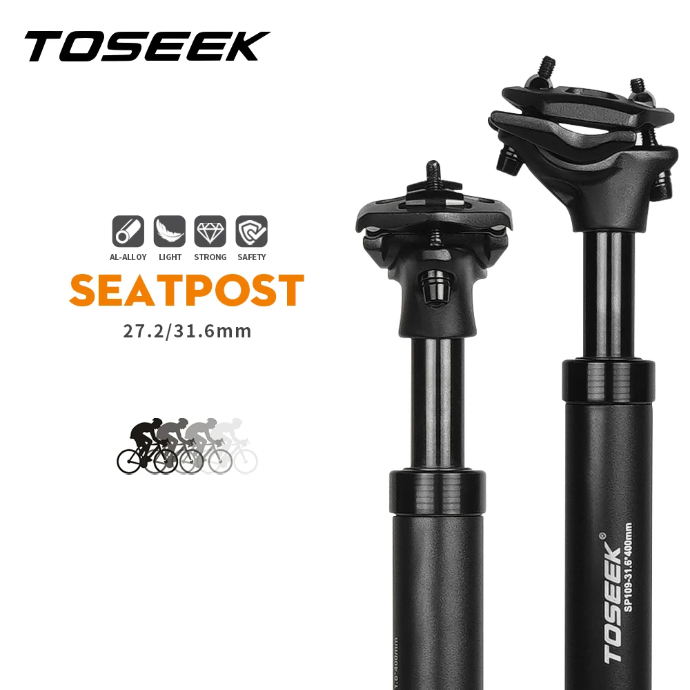 TOSEEKSeatpostSuspensionDropperMtb272BicycleSeatPostHanging