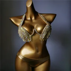 2022 venus vacation new style rhinestone bikini mature women swimwear diamond bling  bathing suit beachwear siamese stones biki