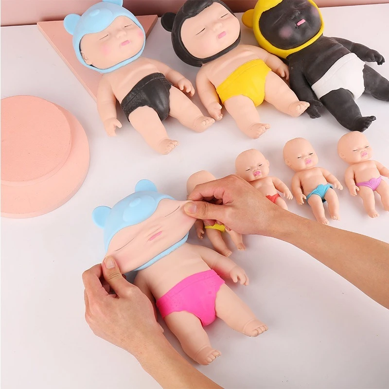 

TFAMI Children Novelty Funny Squeezing Toys Antistress Toys Novelty Cute Squeeze Dolls Stress Relief Toy For Adult Children Gift