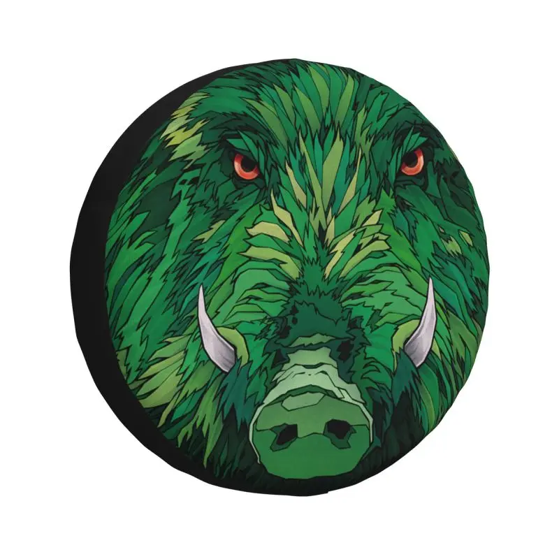 

Wild Boar Spare Tire Cover for Suzuki Mitsubish SUV RV Camper Car Wheel Protectors Accessories 14" 15" 16" 17" Inch