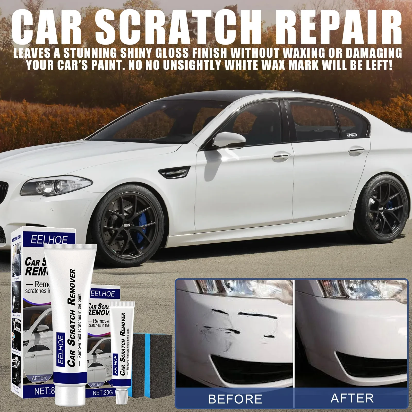 Car Auto Scratches Repair Wax Scratch Remove Reapir kit Paint Care Wax  Polishing Car Paste Polish Cleaning Tools For Car Styling - AliExpress