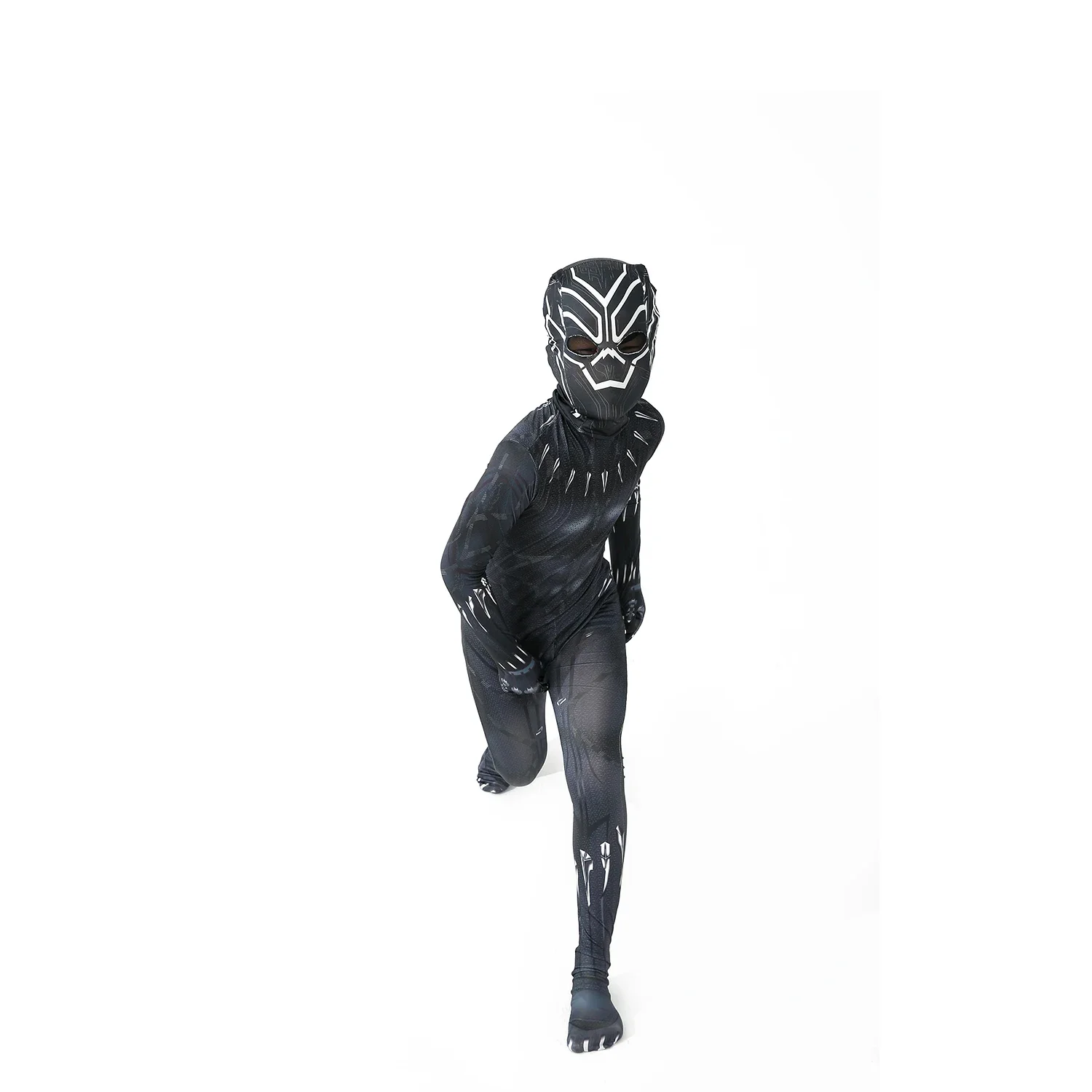 12 Kids Style Superhero Spiderman/Black Panther/Venom Halloween Party Christmas Cosplay Spiderman Costume Children Gifts