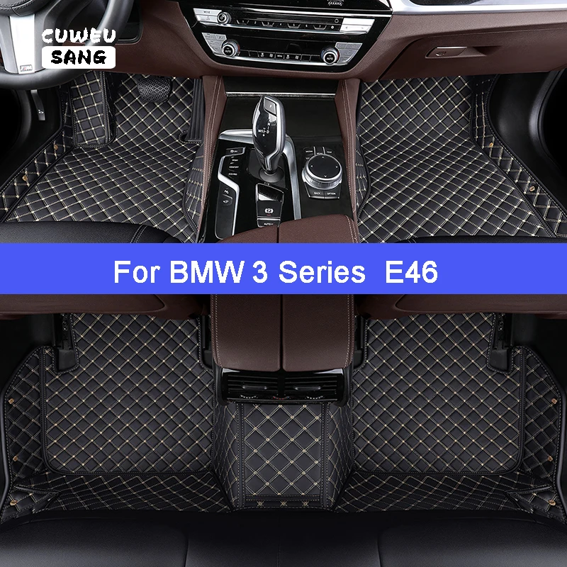 CUWEUSANG Car Floor Mats For BMW E46 3Convertible 3Coupe 318