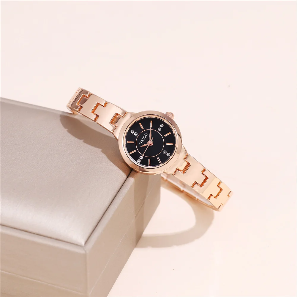 fashion small dial rhinestone quartz women lady bracelet watch 3
