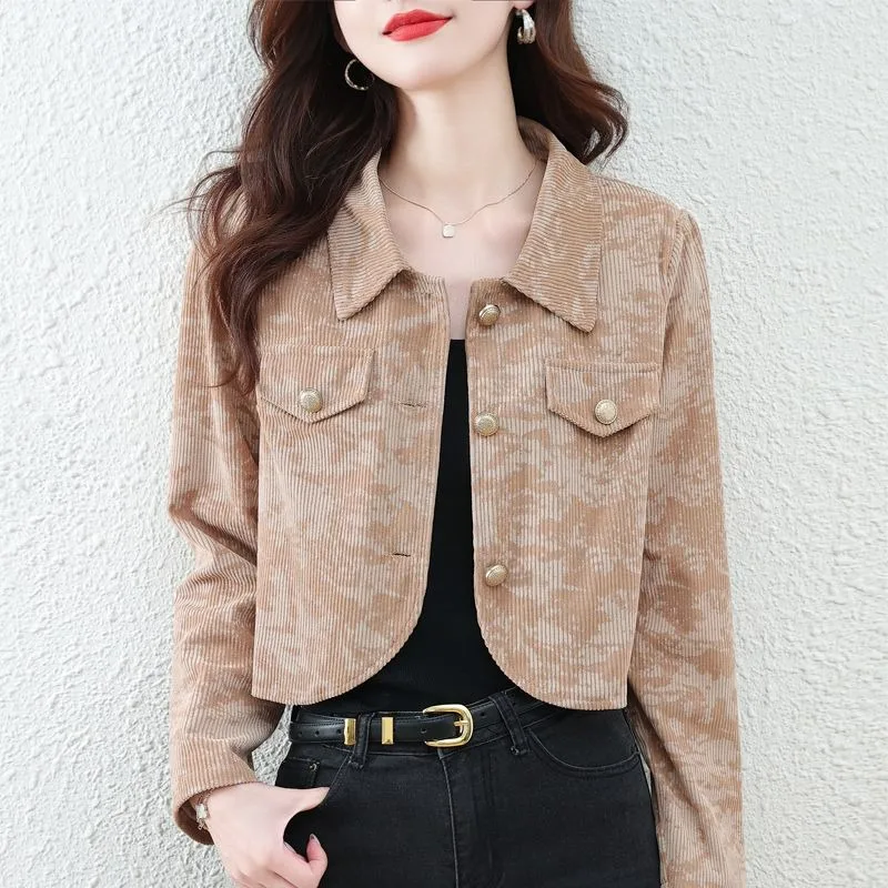 Small Fragrant Wind Short Jacket 2024 New Women's Fashion All-Match High-End Design Outcoat Female Temperament Slim Fit Outwear