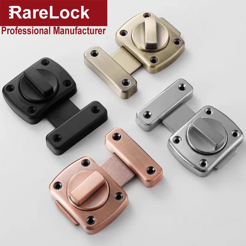 Deadbolt Door Hasp Bolt Door Latch Anti-theft Lock Buckle for Sliding Cabinet Toilet Office MA125 H door latch