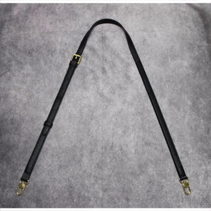 Black Lady's Bag PU Leather Shoulder Strap Crossbody Bag Belt adjustable Replace Handle Accessories