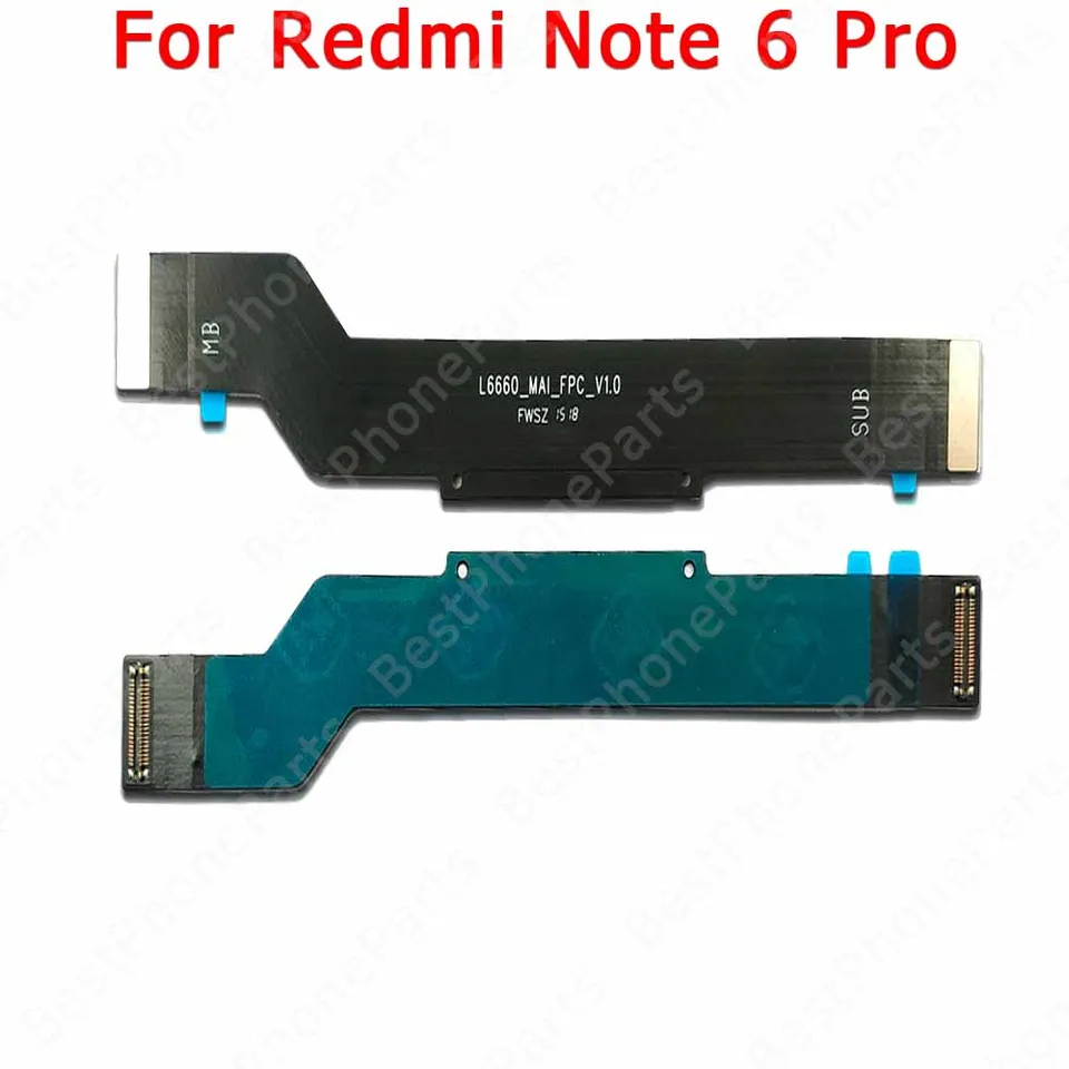 Nappe (câble Flexible) Pour Carte Mère Redmi 5, Note 5, 5 Plus - Réf. 05110703001, Noir, Neuf
