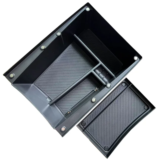 For Kia EV3 Armrest Under Storage Box Car Central Control Organizer Holder Tray Car Central Stowing Tiding Auto Organizer Tray 4