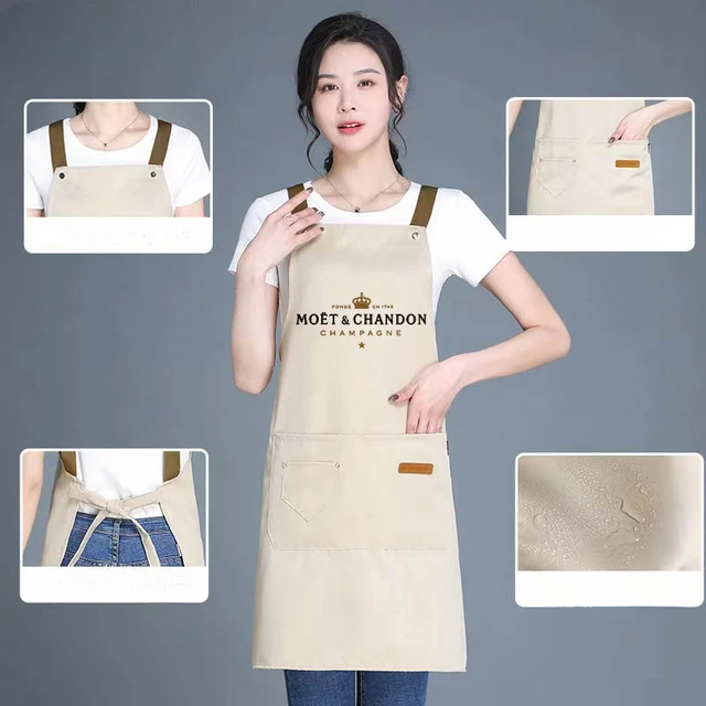 MOET CHANDON CHAMPAGNE Apron Full Length With Bib Brand New in 