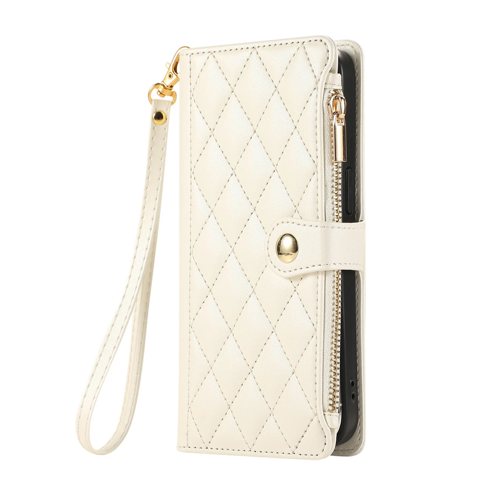 Crossbody Small Floral Print Multi-Color Chain Mobile Phone Leather Case