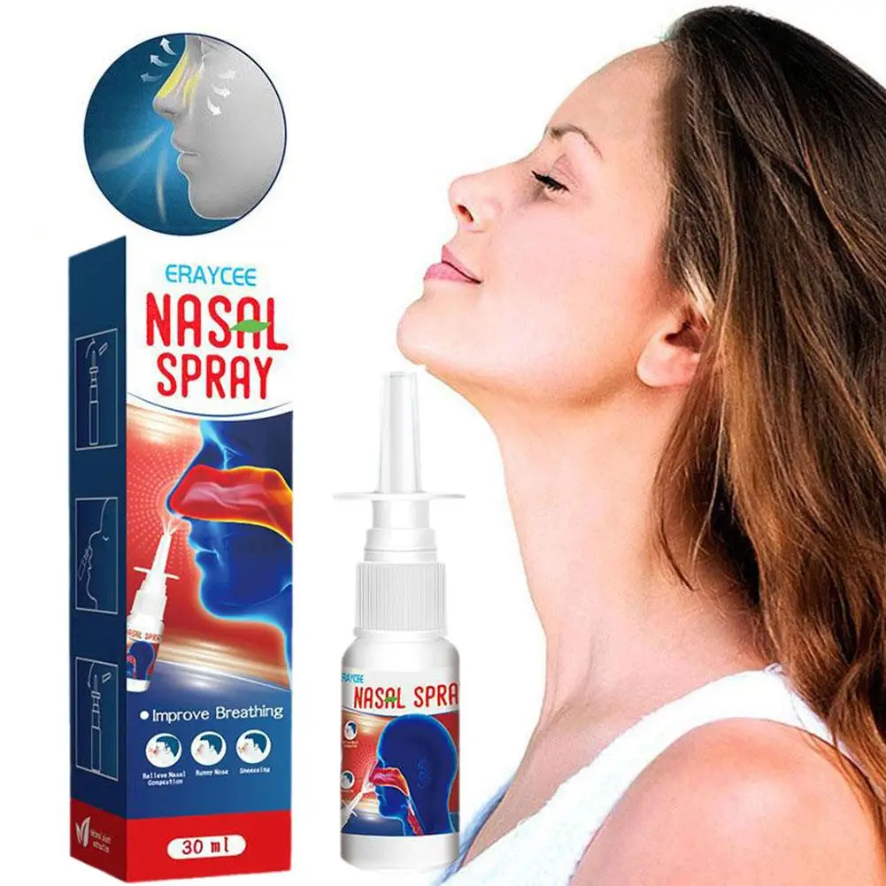 Nasal Spray Herbal Nasal Spray For Reduce Snoring Nasal Cleaning And Hydration 1.01oz Nose Breathe Well Sleep T6D8