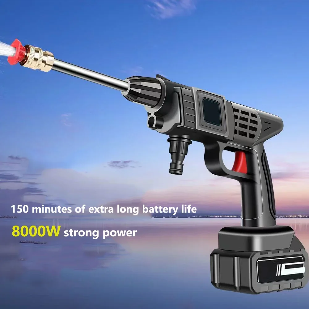 Wireless High Pressure Car Washing Machine with Lithium Battery