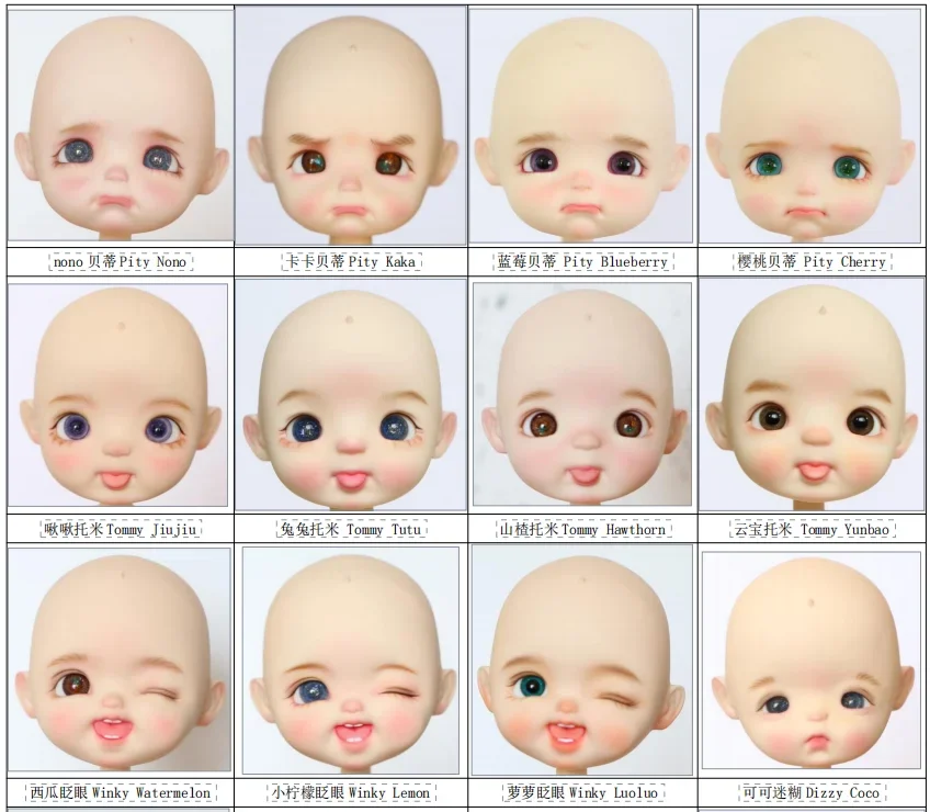 STODOLL 8 точек 12 точек белые мышцы ПВХ кукла голова макияж одна голова улыбка яйцо Одиночная кукла голова голая ребенок