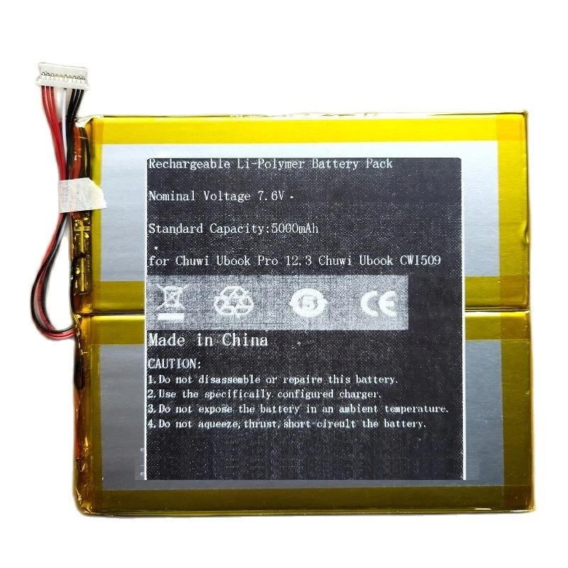 Battery for Chuwi Ubook Pro 12.3 Chuwi Ubook CWI509 HW-31130148 H-31130148P Tablet PC New Li-Polymer 7.6V 5000mAh lithium battery pack