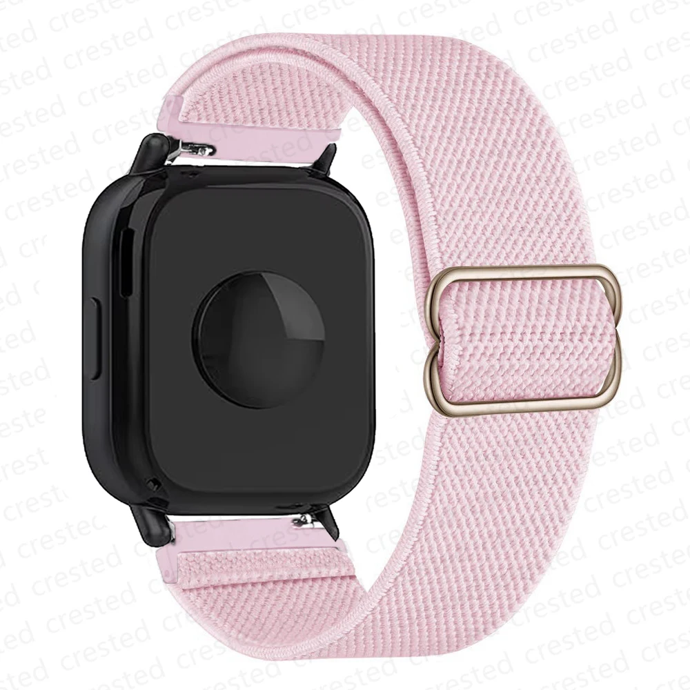 Versatile Nylon Elastic Watch Strap - 20/22mm (Black)