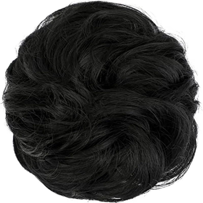 Claw Clip Messy Bun Hair Extensions Wavy Curly Bun Hair Extensions Messy Clip