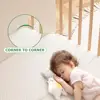 Tri-Fold Pack and Play Mattress Portable Crib Mattress Memory Foam Washable Cover Lightweight Storage Bag Travel Safe Sleep 6