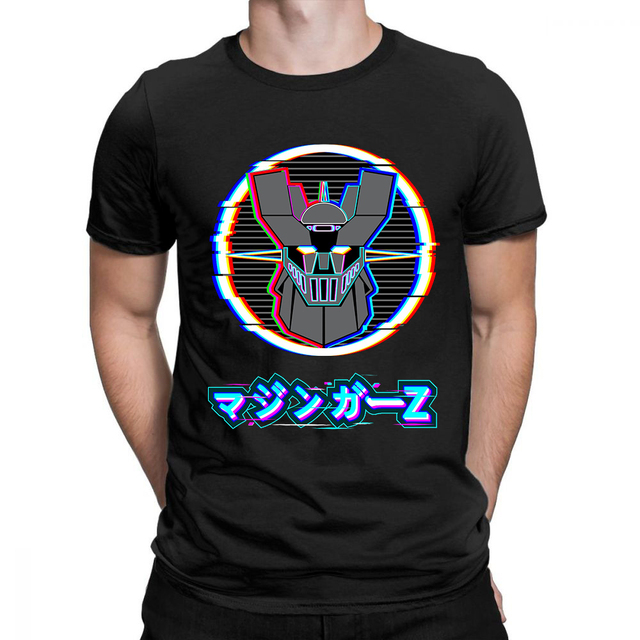 mazinger z t-shirts Men t shirt Harajuku fashion Printed Top Tshirt Unisex T-shirt Fashion Streetwear