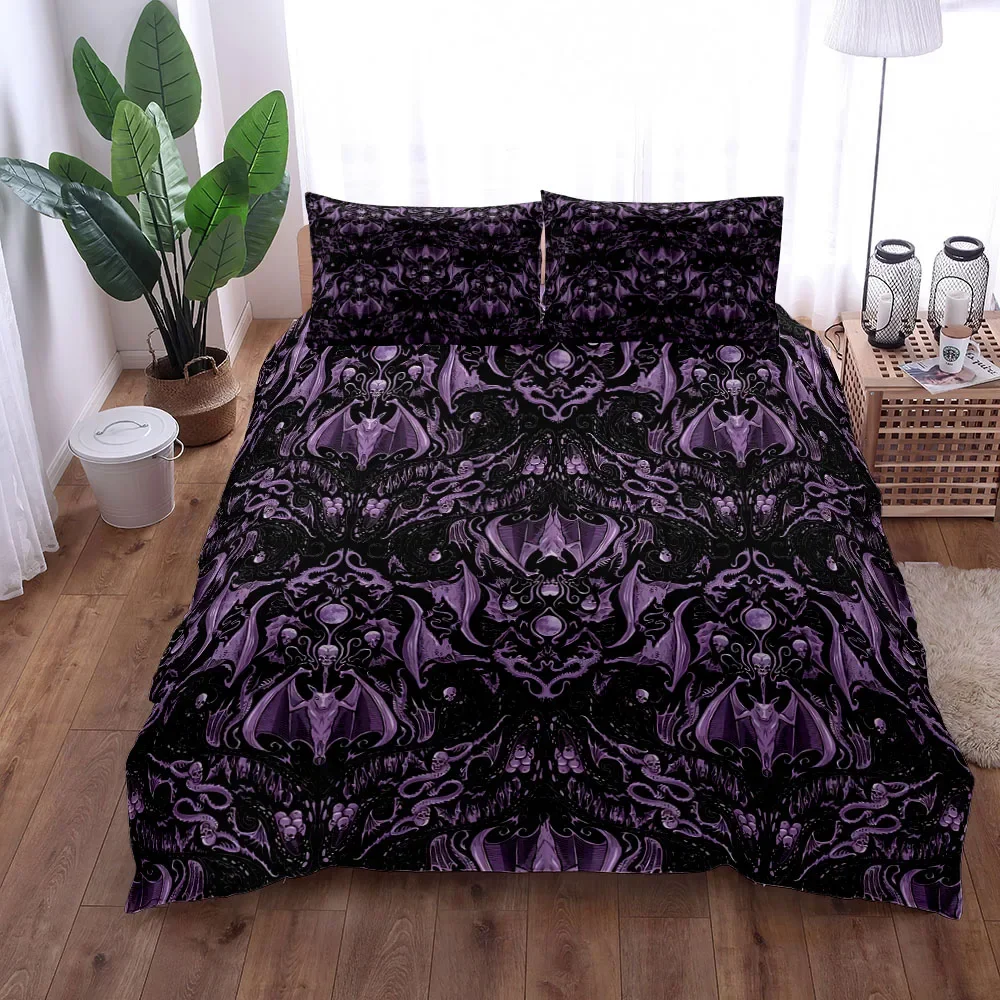 Gothic Black and Purple Bedding: The Ultimate Guide for Dark Aesthetic  Enthusiasts, image size:1000x1000