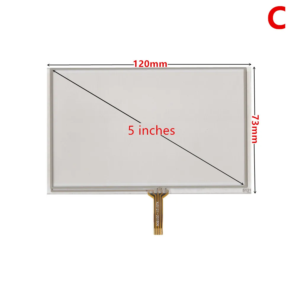 Universal 3.5/4.3/5/7 Inch Resistance Digitizer Touch Screen Panel Glass GPS Navigation MP3 Welding junction Replacement lcd display replacement glass screen replacement touch screen digitizer replacement