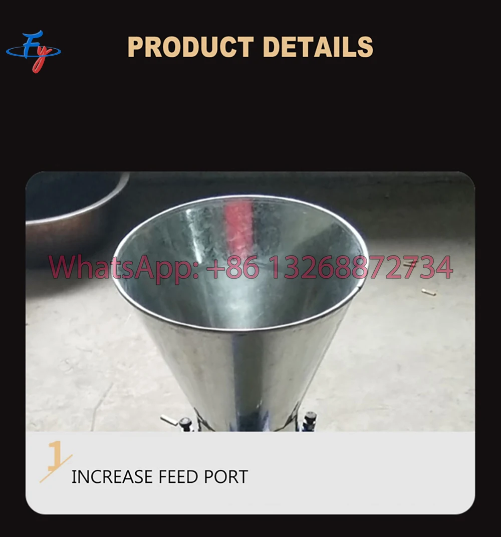 100-150kg/h Pellet Machine Pelletizer Animal Feed Food Pellet Making Machine Farming burning particles Granulator without motor