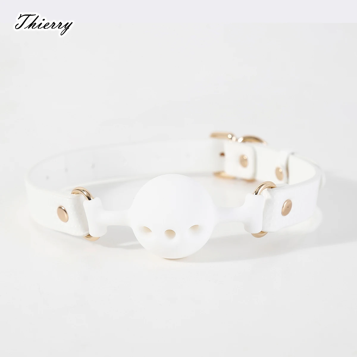 Thierry 3 Size Silicone Breathable Ball Gag SM Bondage Restraints Open Mouth Gags Fetish Sex Toys For Couple Adult Games