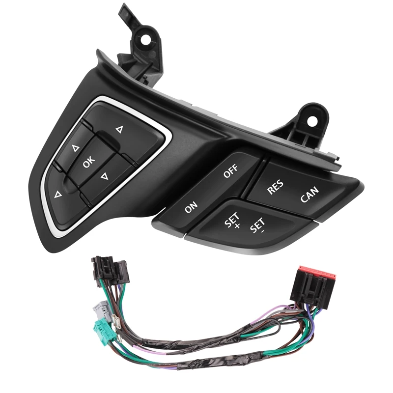 Per Ford Focus Mk3 2015-2017 Kuga 2017 Cruise Control Switch Pulsante Volante Multifunzione Pulsante Audio Bluetooth