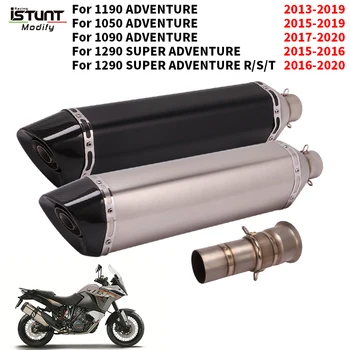 For Super DUKE 1050 1090 1190 KTM 1290 2013-2016 Motorcycle Exhaust System Slip on Exhaust Muffler Silencer Mid Link Pipe