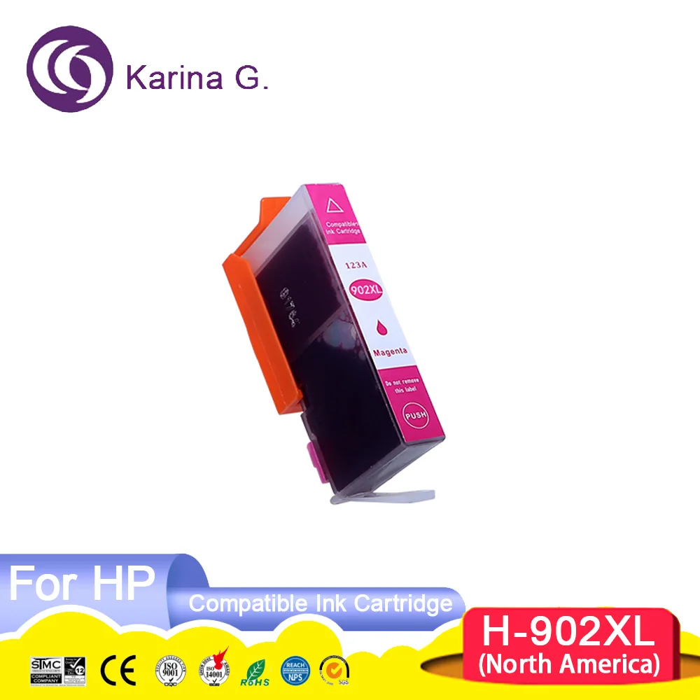 902 902XL 906 906XL Premium Color Compatible Printer Inkjet Ink Cartridge for O