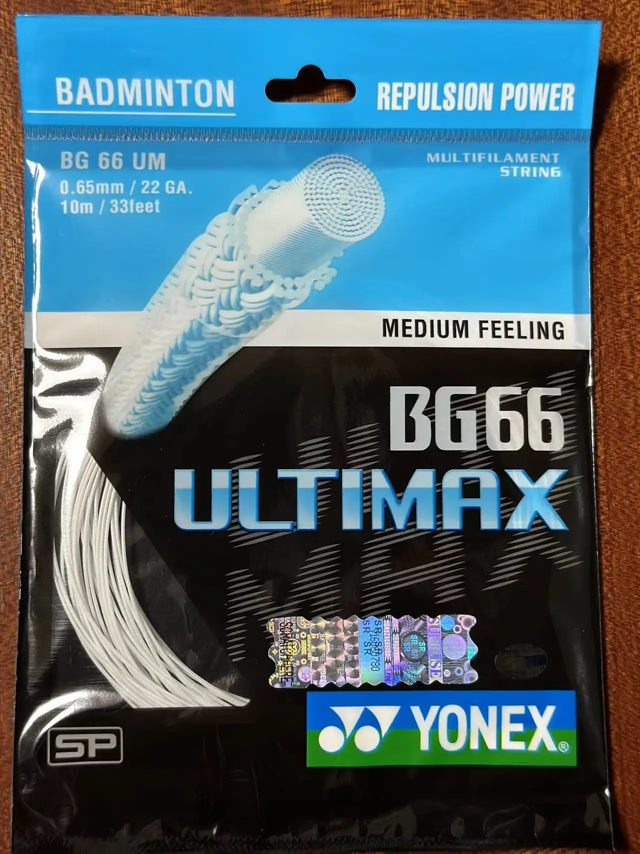 Tanio YONEX żyłka do badmintona BG66 Ultimax (0.65mm) sklep