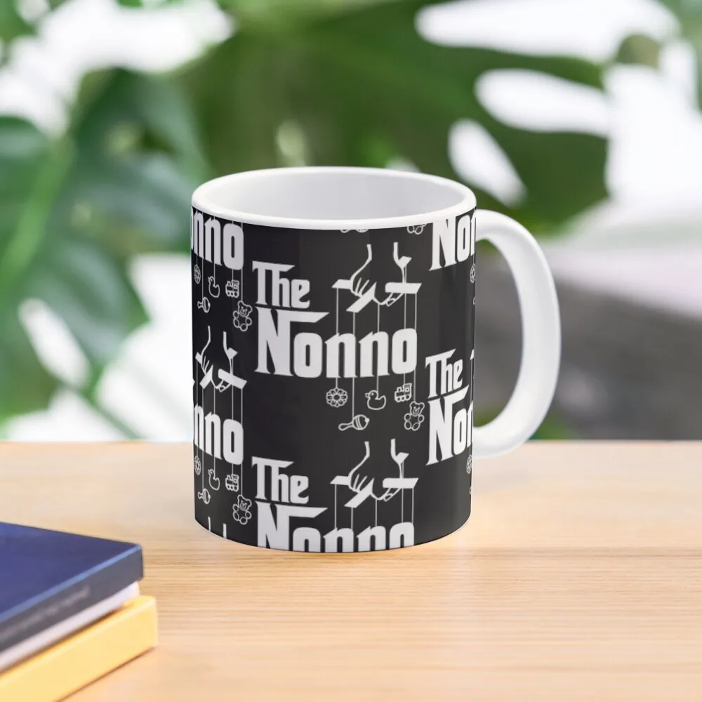 

Mens The Nonno! Italian Grandpa Baby Shower Gift Coffee Mug Customizable Cups Thermo Cups To Carry Mug