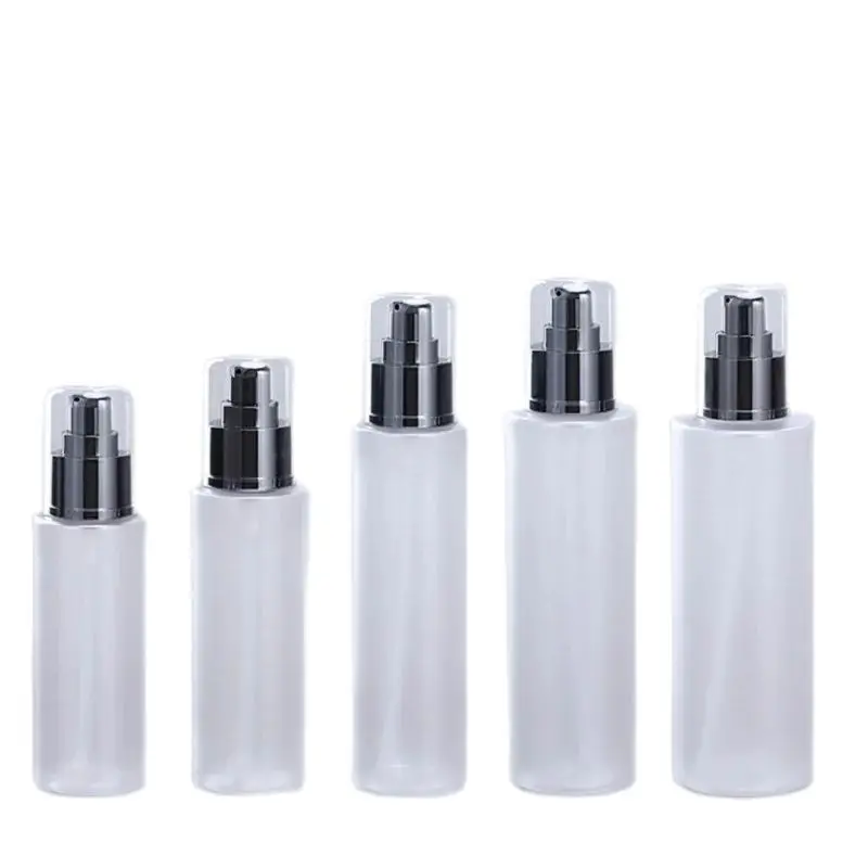 

25Pcs Lotion Bottles Plastic Frost Empty Gold Black Pump PET Cosmetic Refillable Shampoo Shower Gel Bottle 100ml 120ml 150ml